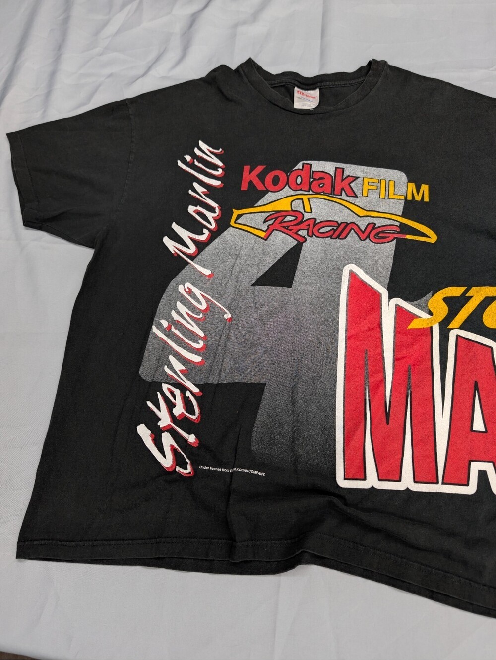 Sterling Marlin Kodak Racing Graphic Tee Vintage Hanes XXL